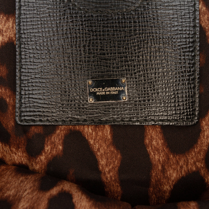Dolce & Gabbana Large Textured Cuir de veau Miss Monica sac à anse supérieure