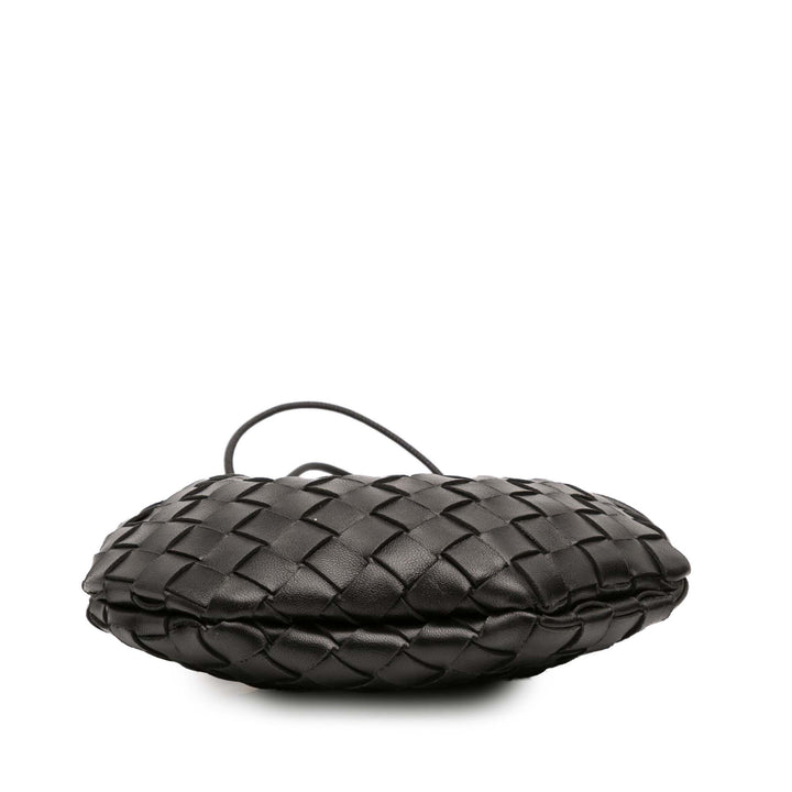 Bottega Veneta Baby Cuir d’agneau Intrecciato Sardine Noir