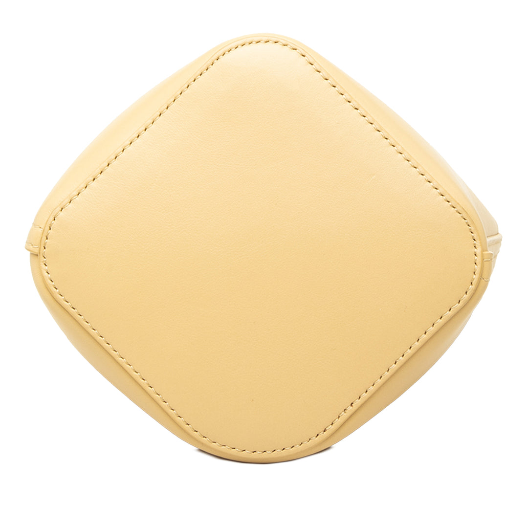 LOEWE Sac seau Pebble Mini Cuir de veau Jaune – vue 3 – GABY PARIS