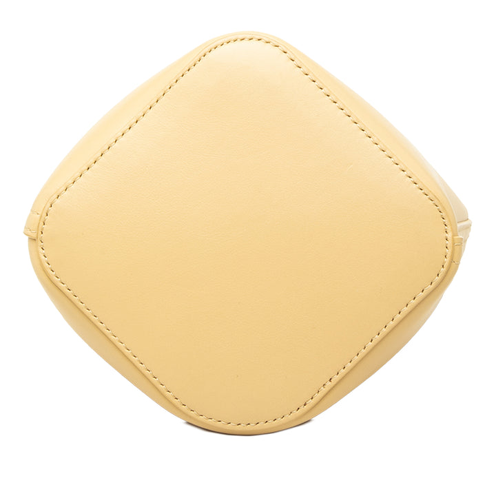 LOEWE Sac seau Pebble Mini Cuir de veau Jaune – vue 3 – GABY PARIS