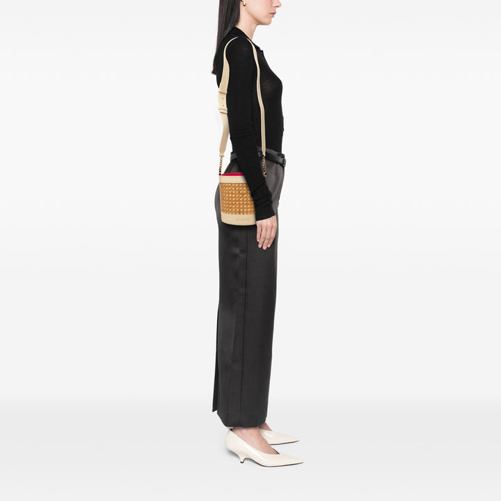 Bvlgari Sac seau Serpenti Forever Osier Beige – vue 6 – GABY PARIS