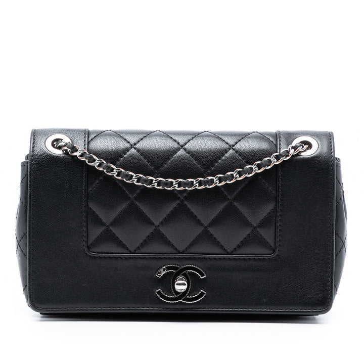 Chanel Small Cuir d’agneau Mademoiselle à rabat