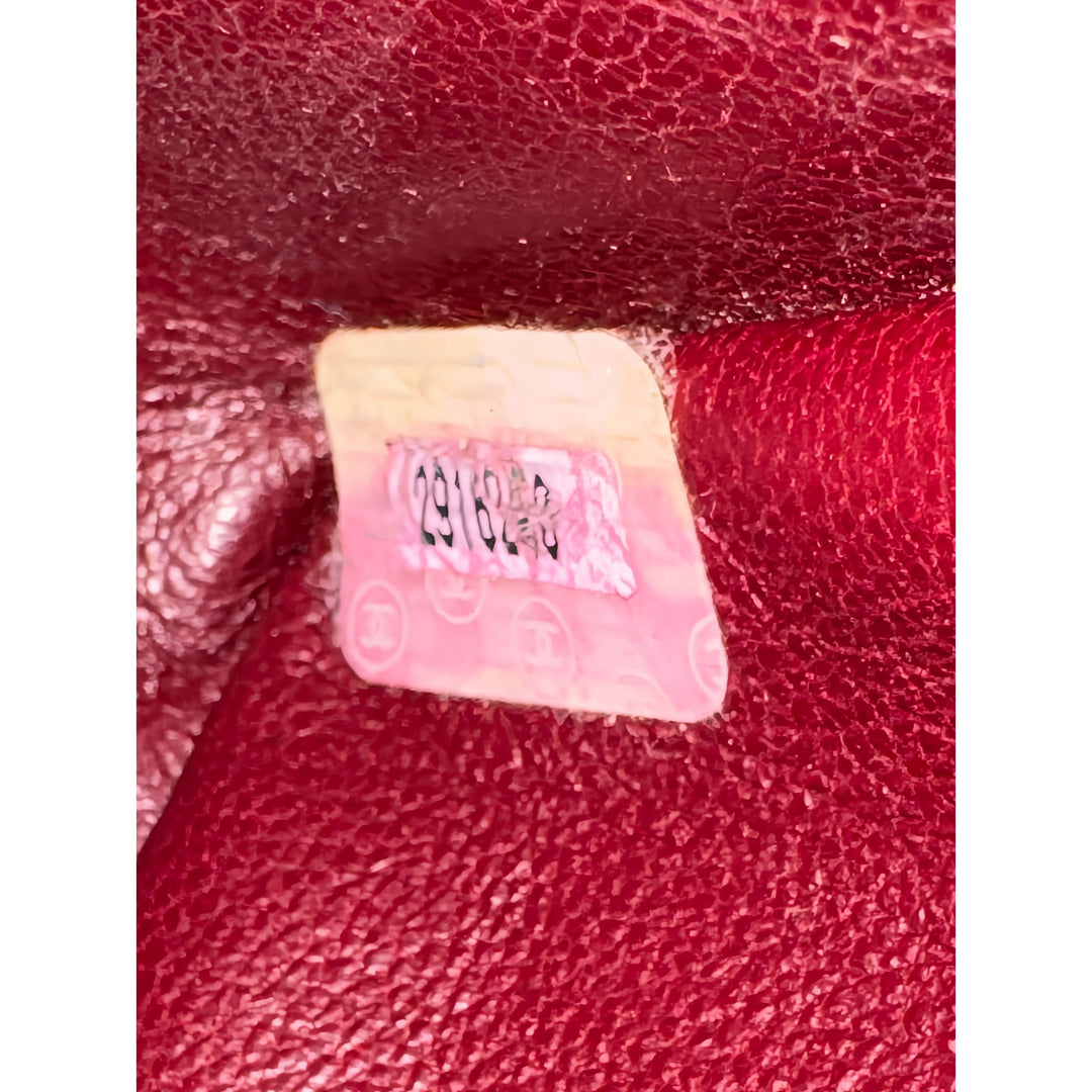 Chanel CC Matelassé Carré Rabat simple XL Cuir d'agneau Noir – vue 11 – GABY PARIS