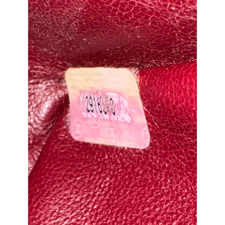 Chanel CC Matelassé Carré Rabat simple XL Cuir d'agneau Noir – vue 11 – GABY PARIS