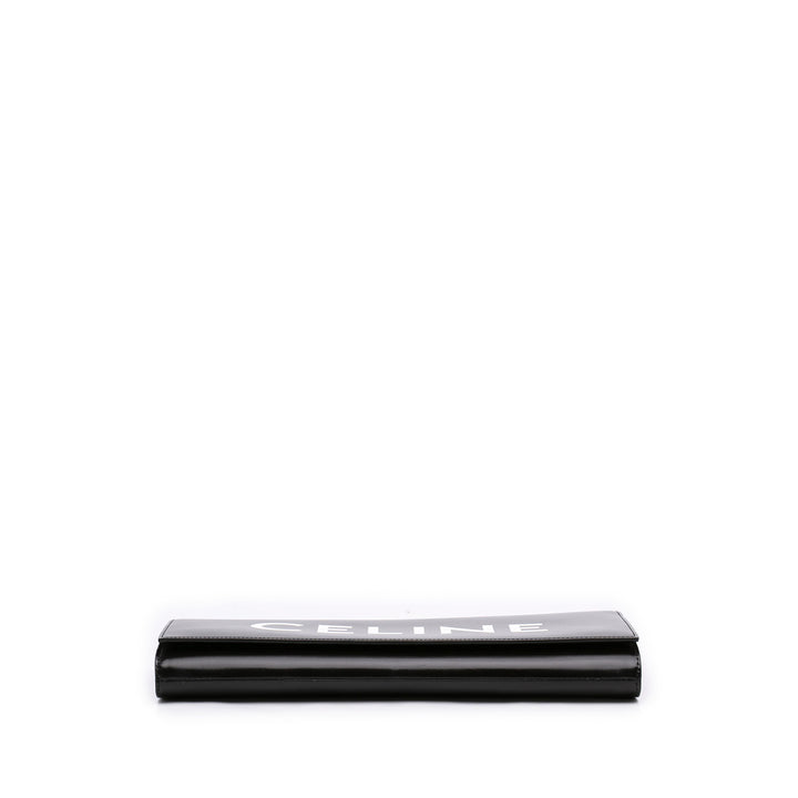 Celine Asymmetric Logo Pochette Noir – vue 3 – GABY PARIS