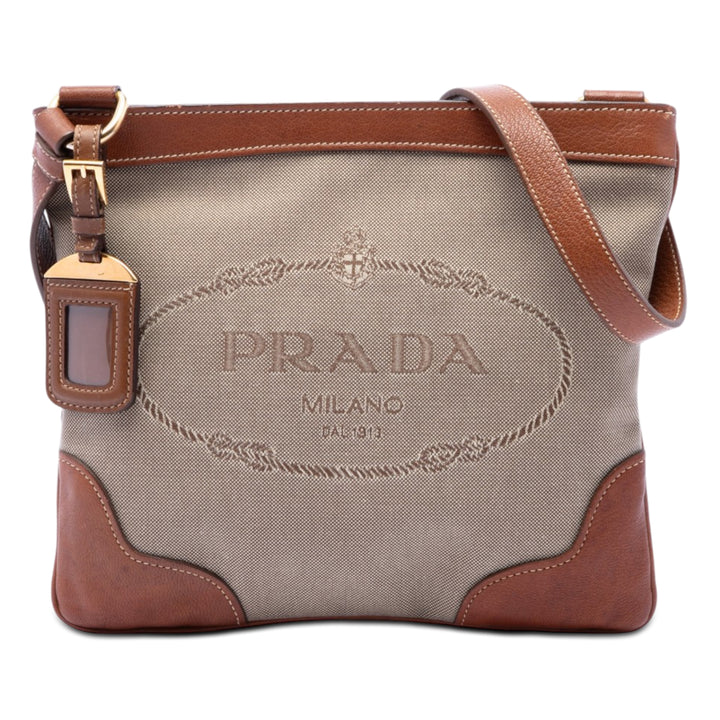 Prada Canapa Logo Sac Toile