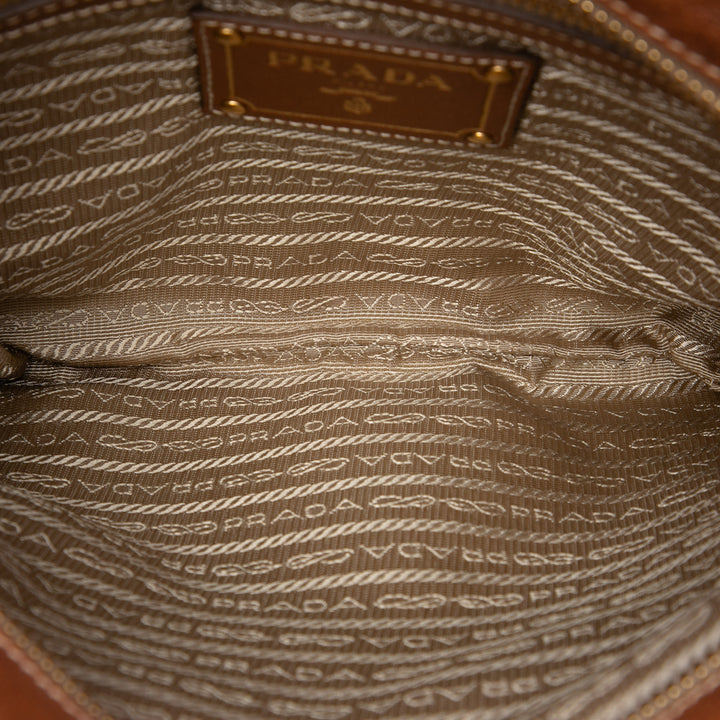 Prada Canapa Logo Sac Toile