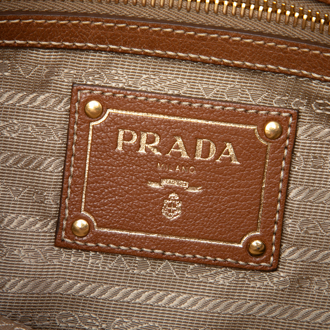 Prada Canapa Logo Sac Toile