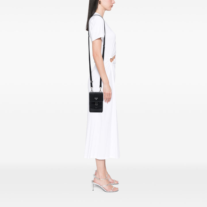 Prada Étui à finitions Re Smartphone Saffiano Noir – vue 6 – GABY PARIS