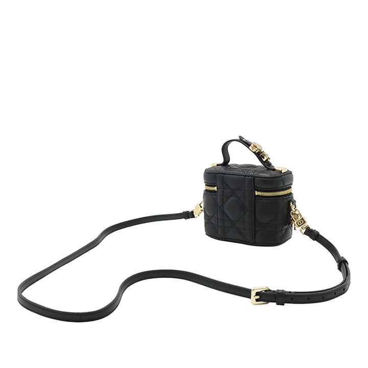 Dior Micro Cuir d’agneau Cannage Lady Dior Vanity