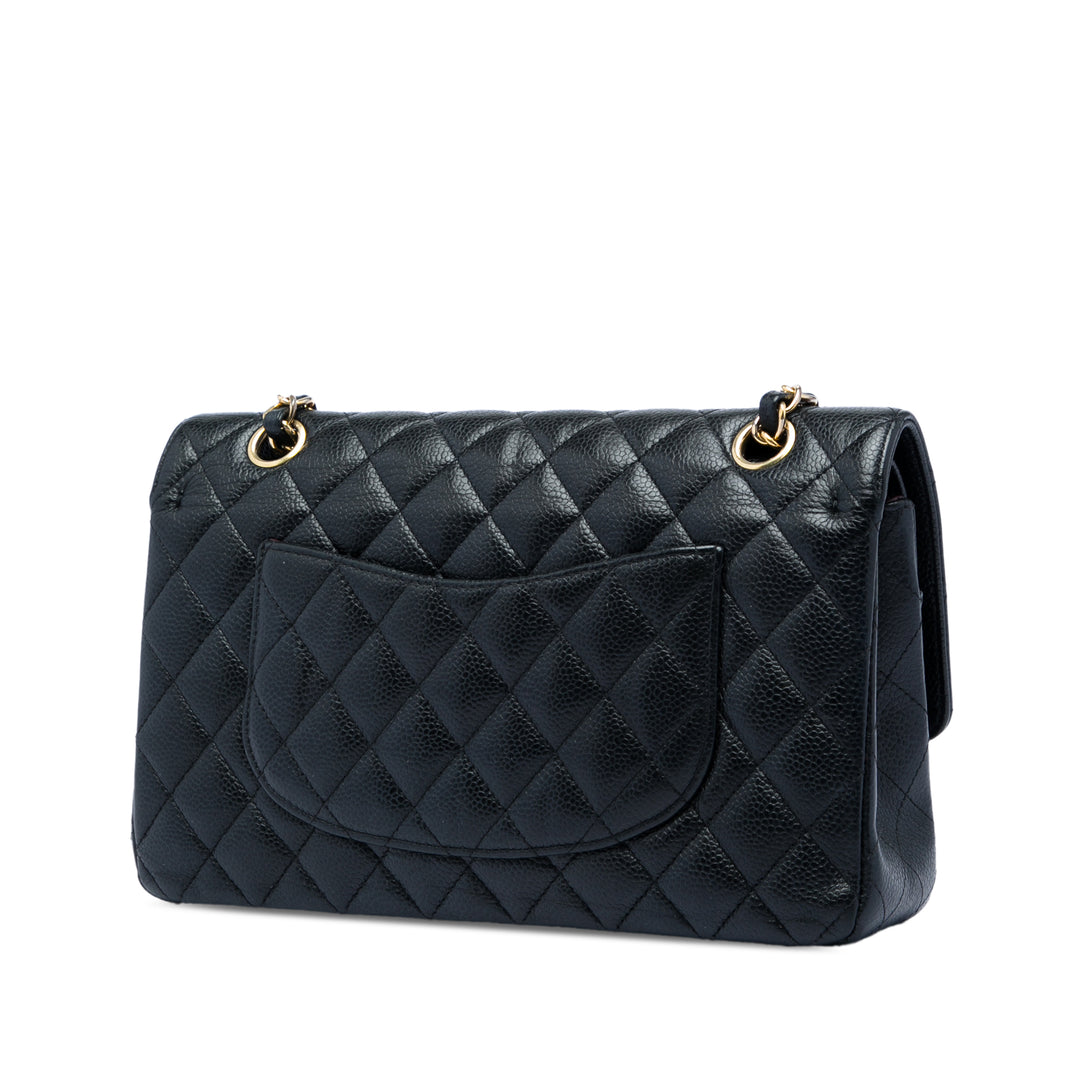 Chanel Medium Classic Caviar Double rabat