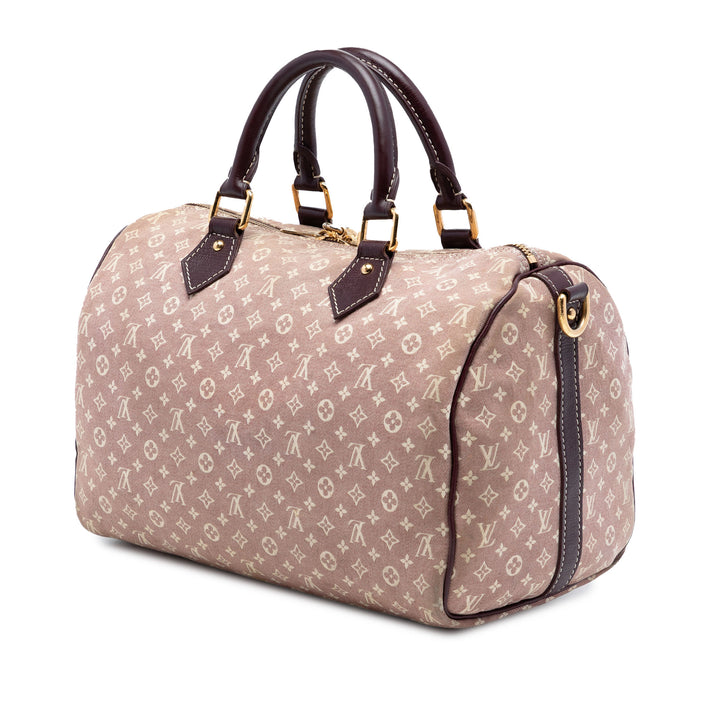 Louis Vuitton Monogram Mini Lin Speedy Bandouliere 30