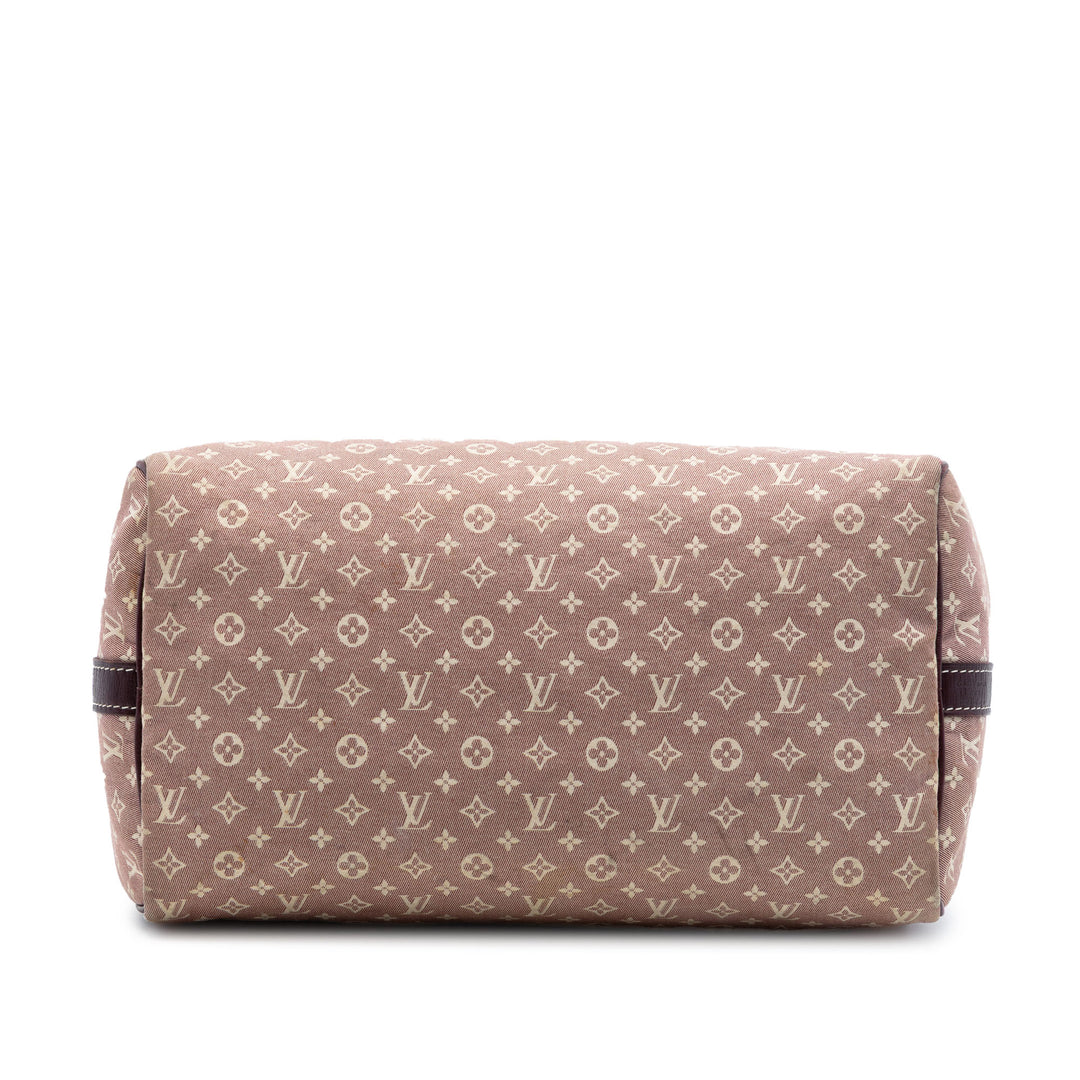Louis Vuitton Monogram Mini Lin Speedy Bandouliere 30