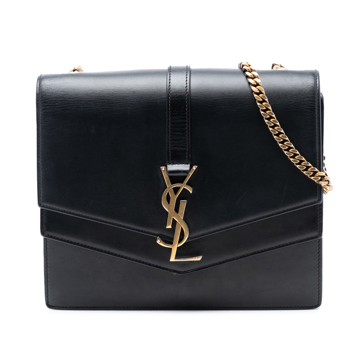 Saint Laurent Medium Cuir Monogram Sulpice Sac porté croisé