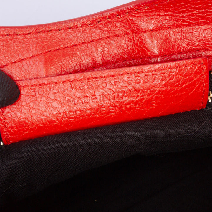 Mini Lambskin Motocross City Giant 21 Satchel Red - Gaby Paris