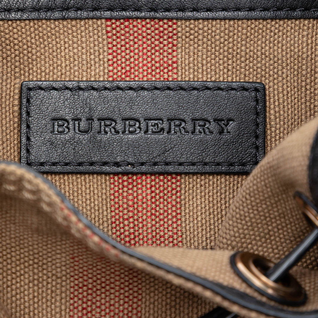 Burberry Mega Check Toile Chiltern Sac à dos