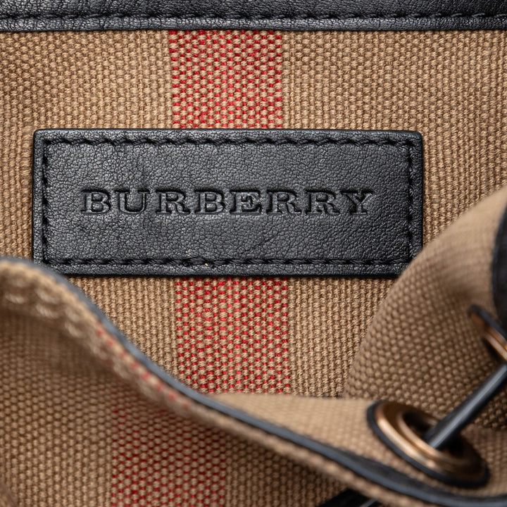 Burberry Mega Check Toile Chiltern Sac à dos