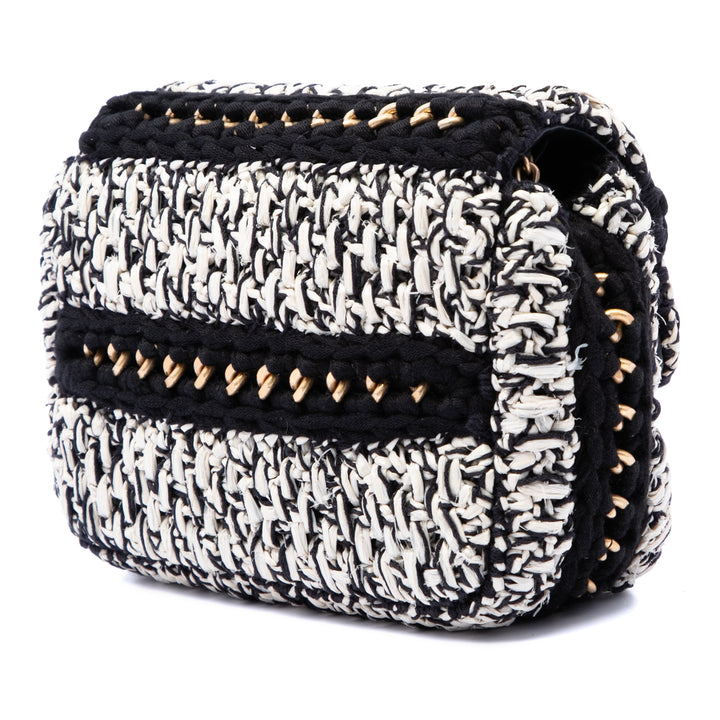 Chanel Raffia Braided with Love à rabat