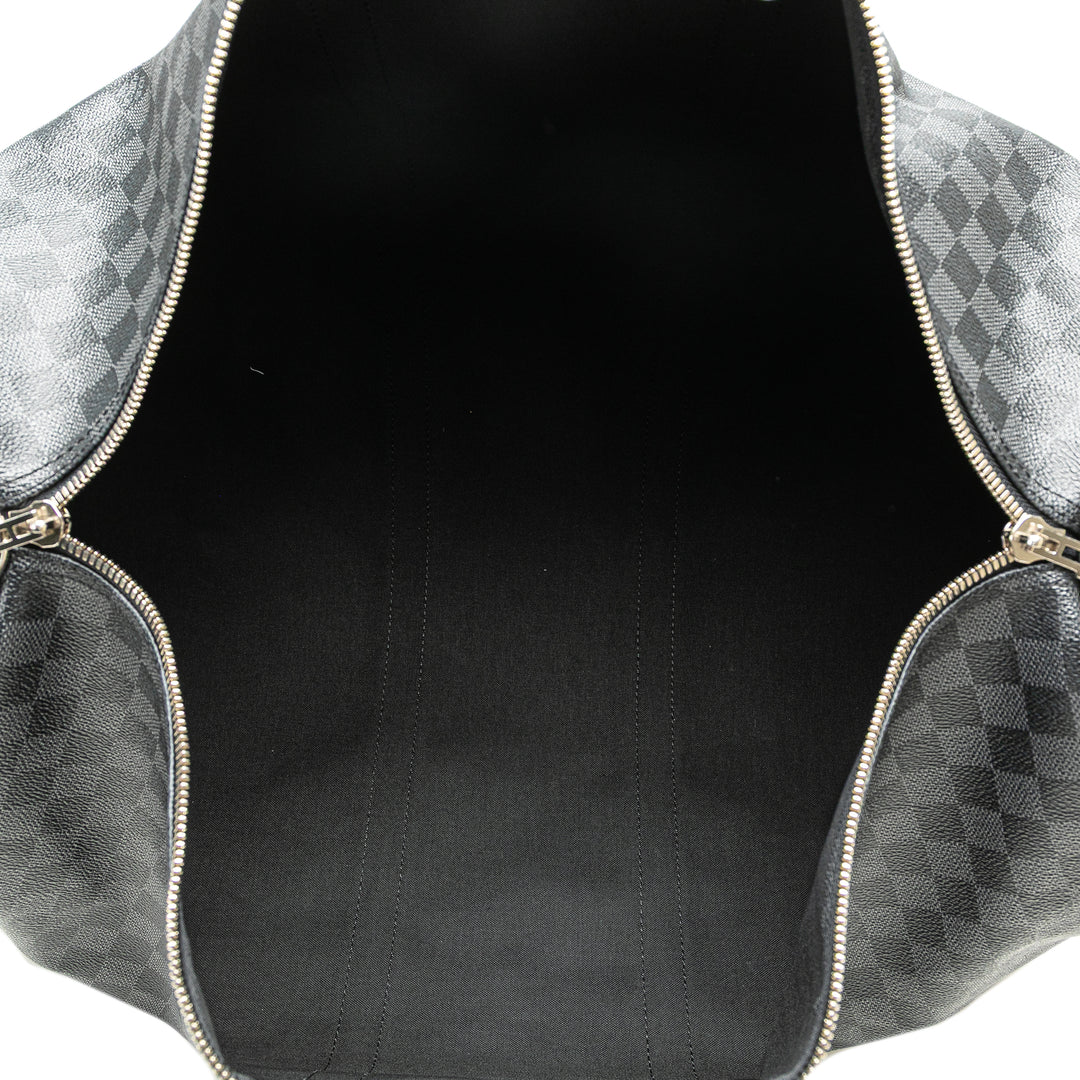 Damier Graphite Keepall Bandouliere 55 Gray - Gaby Paris