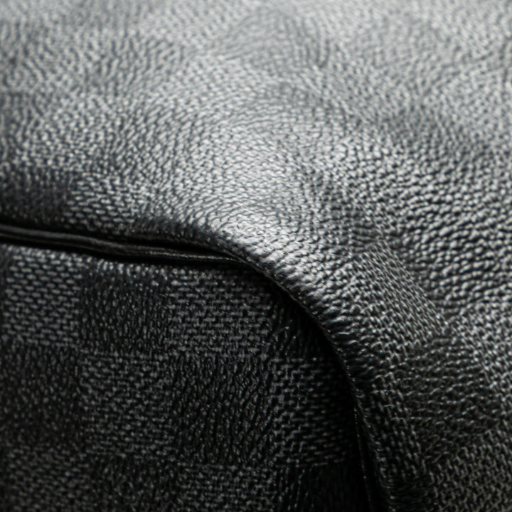 Damier Graphite Keepall Bandouliere 55 Gray - Gaby Paris