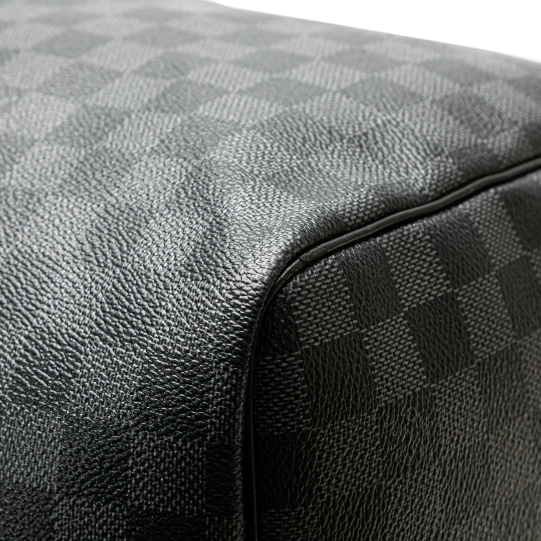 Damier Graphite Keepall Bandouliere 55 Gray - Gaby Paris