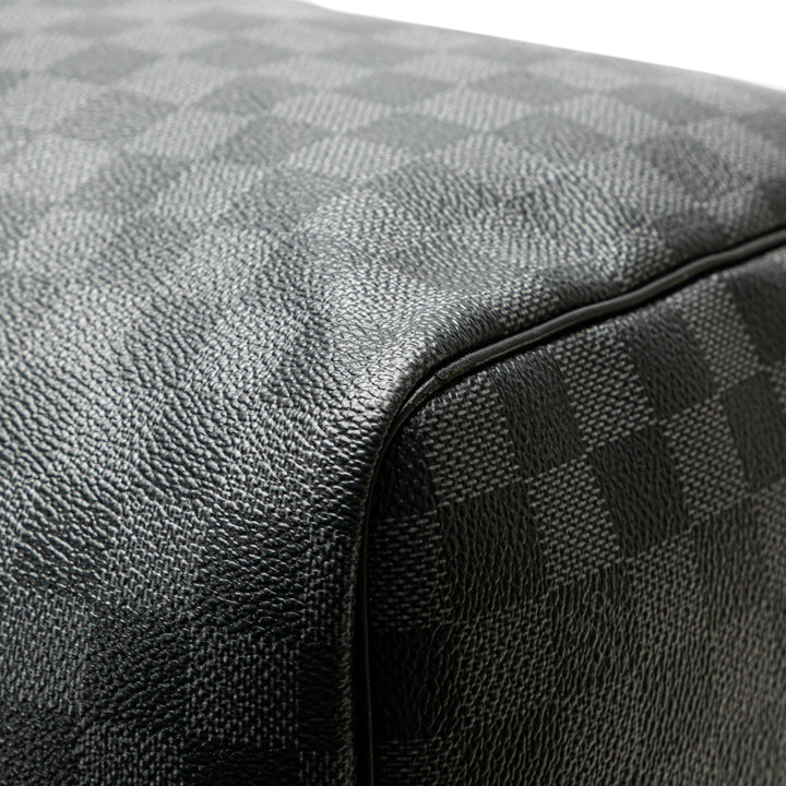 Damier Graphite Keepall Bandouliere 55 Gray - Gaby Paris