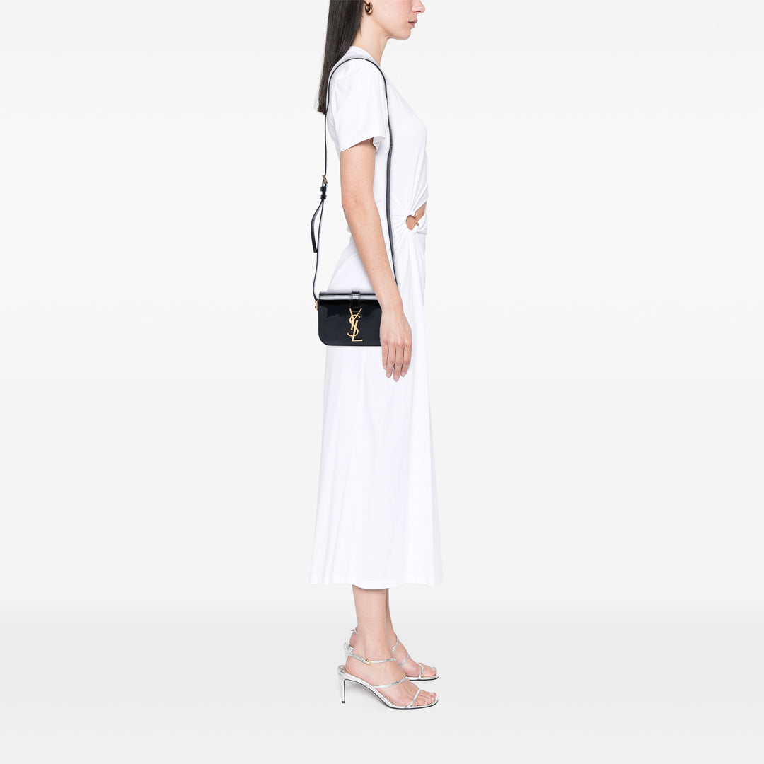 Saint Laurent Small Cuir verni Monogram Universite Sac