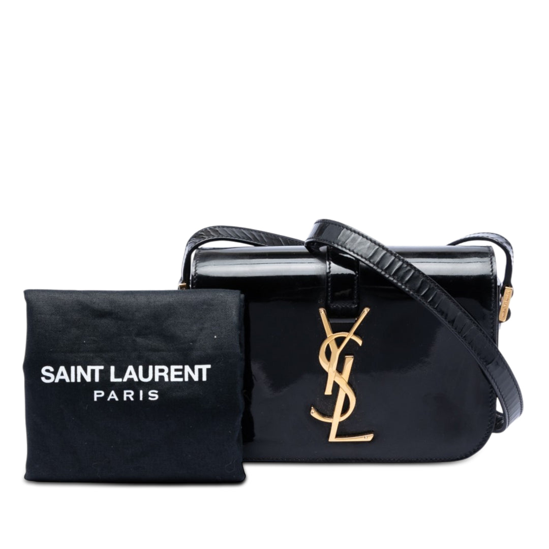 Saint Laurent Small Cuir verni Monogram Universite Sac