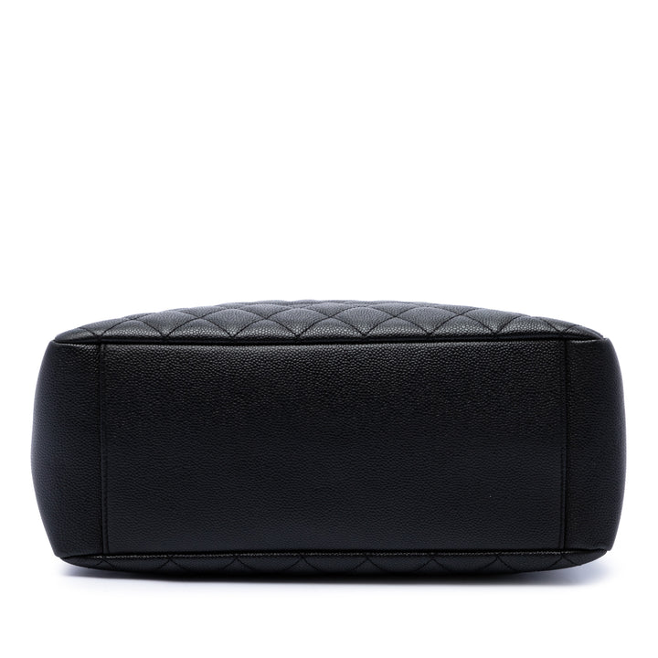 Chanel Cabas Cuir caviar Noir – vue 3 – GABY PARIS