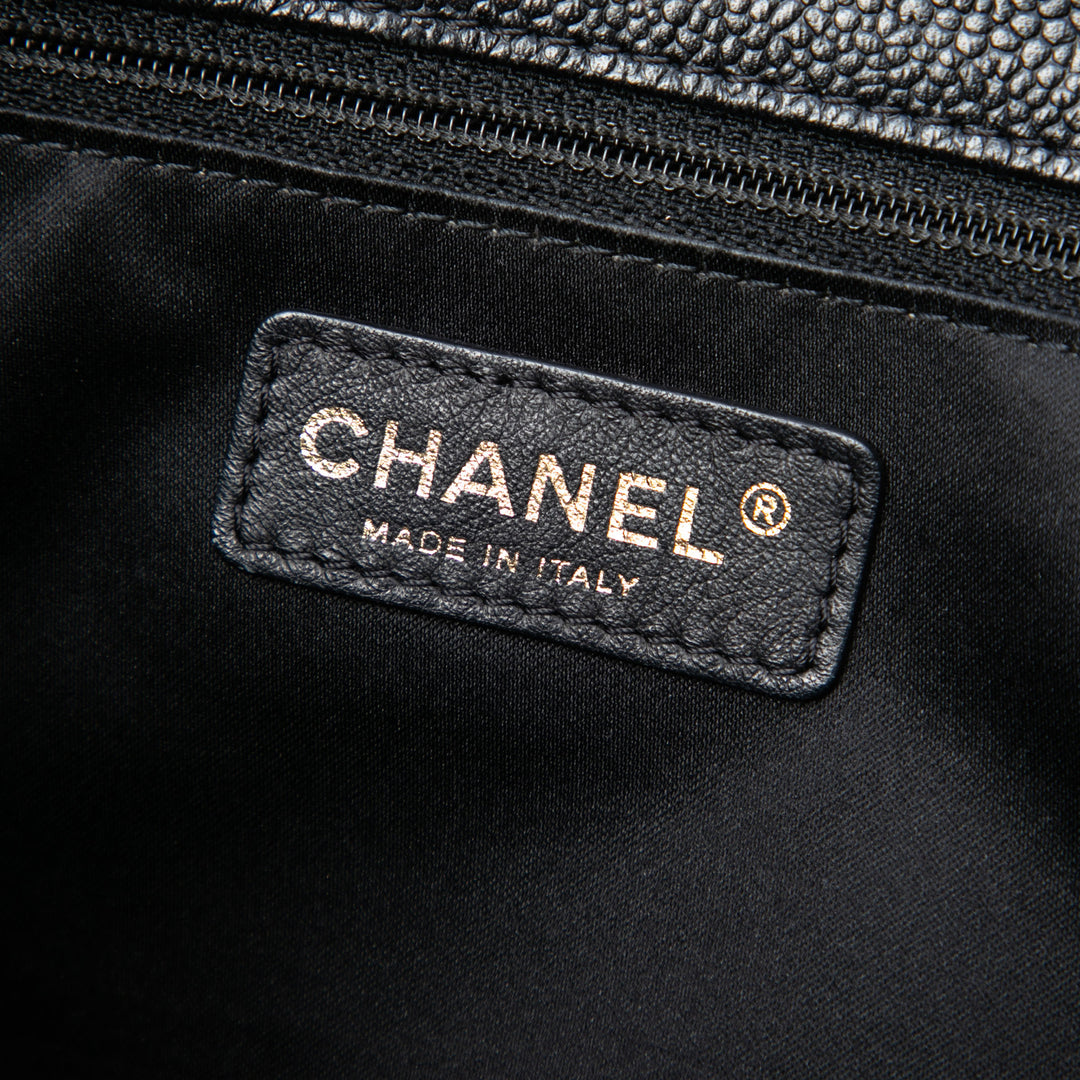 Chanel Cabas Cuir caviar Noir – vue 5 – GABY PARIS