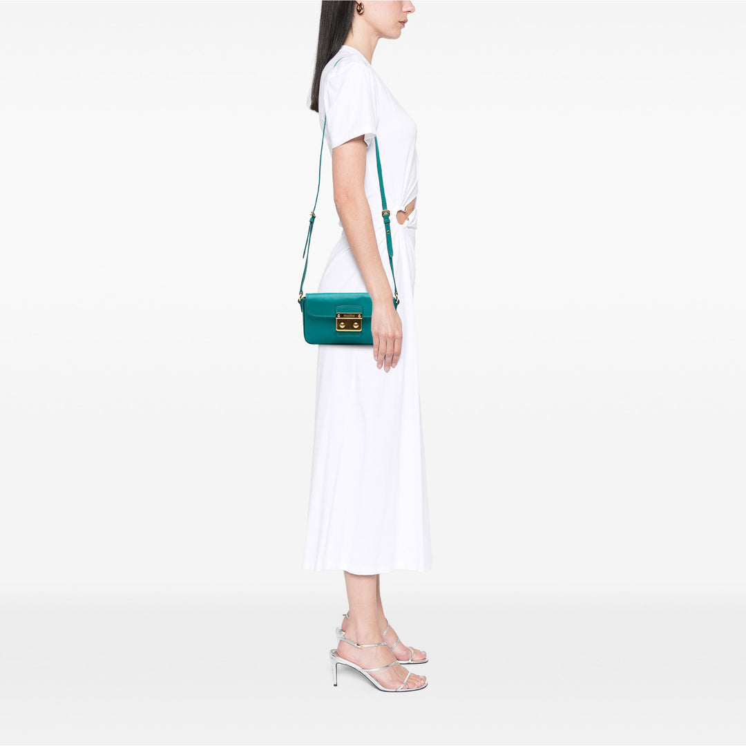 Miu Miu Goatskin Madras Sac porté croisé Bleu – GABY PARIS Authentique