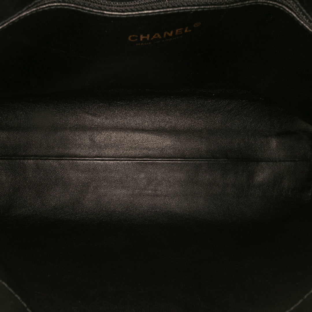 Chanel CC Quilted Cuir d’agneau Sac à main Noir