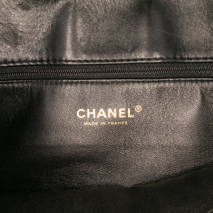 Chanel CC Quilted Cuir d’agneau Sac à main Noir