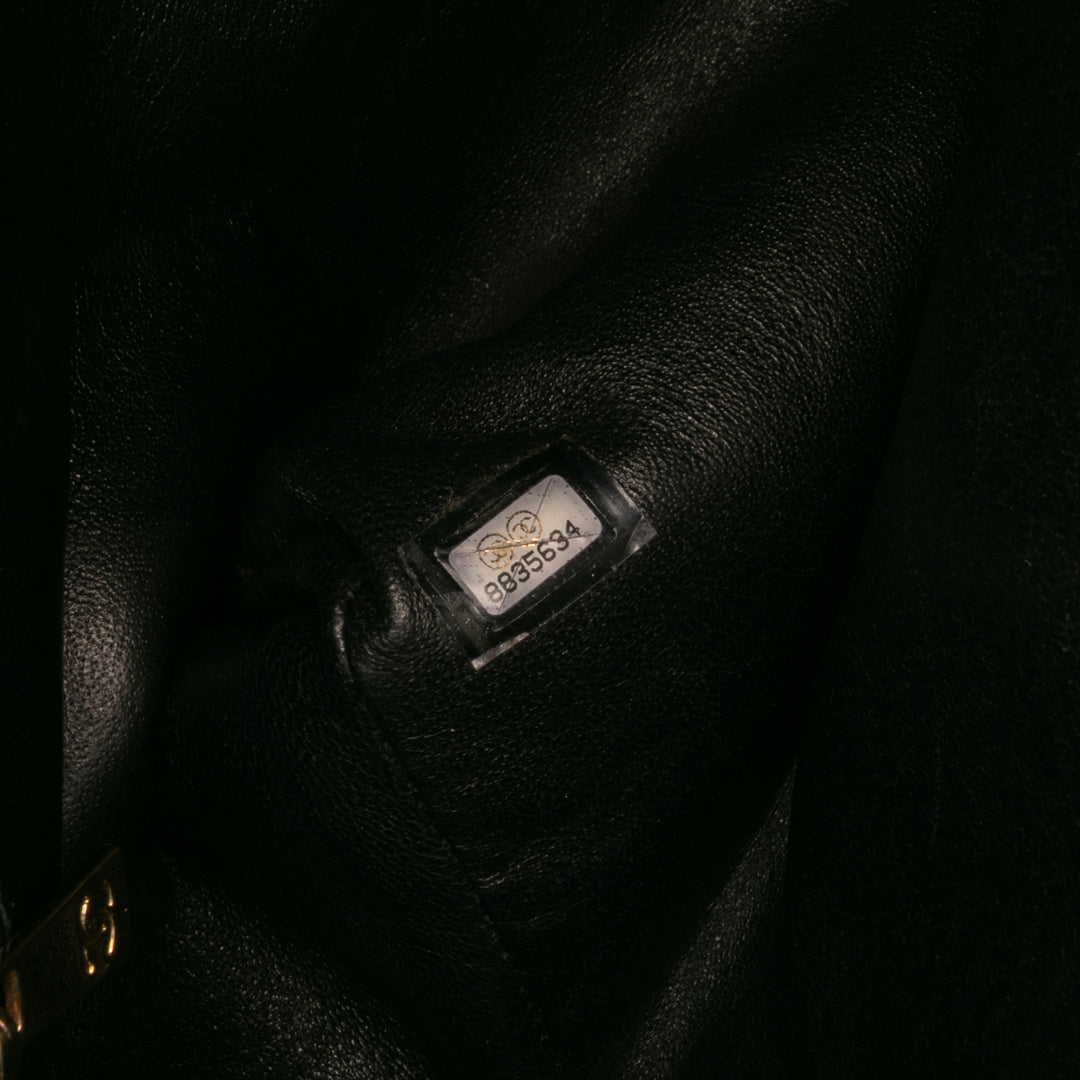 Chanel CC Quilted Cuir d’agneau Sac à main Noir
