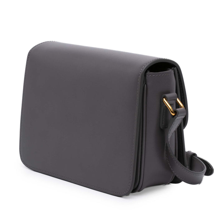 Celine Teen brillant Cuir de veau Triomphe Sac porté croisé