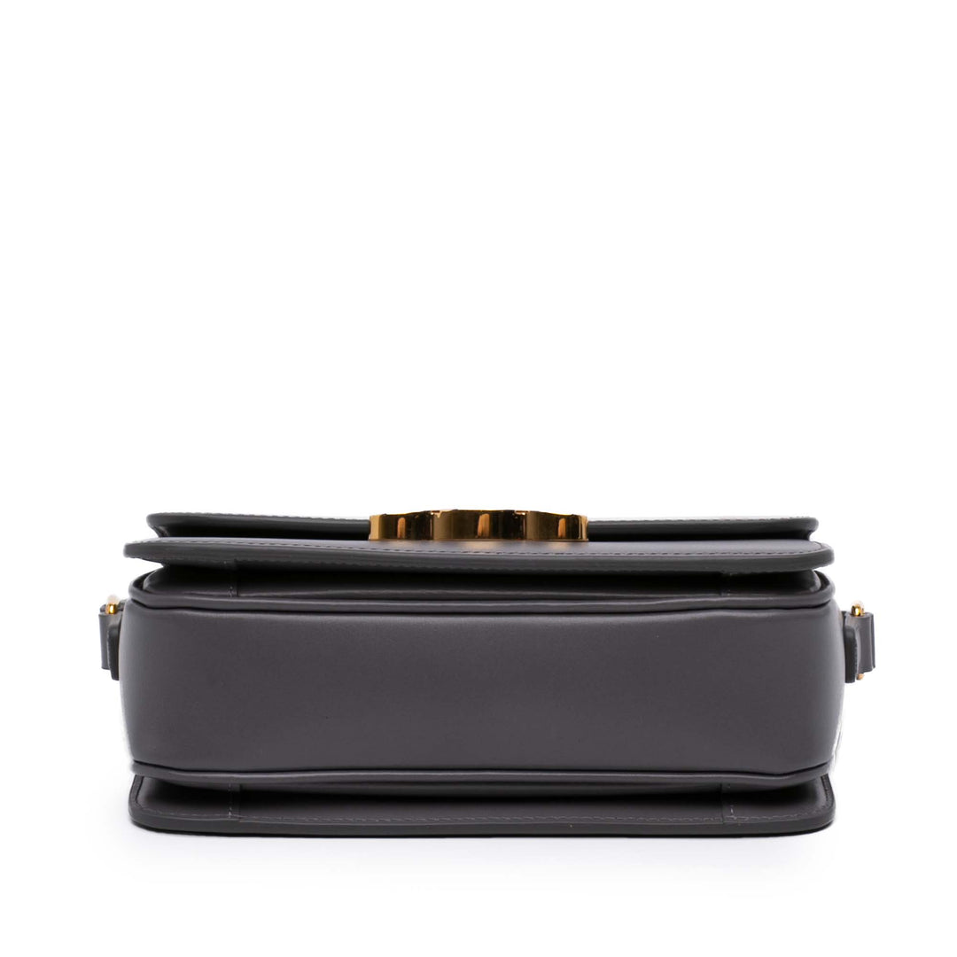 Celine Teen brillant Cuir de veau Triomphe Sac porté croisé