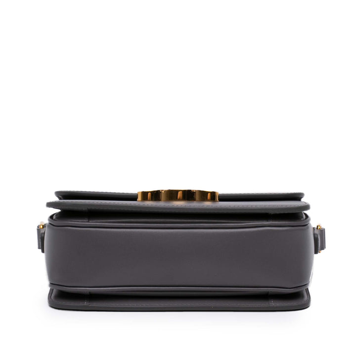 Celine Teen brillant Cuir de veau Triomphe Sac porté croisé