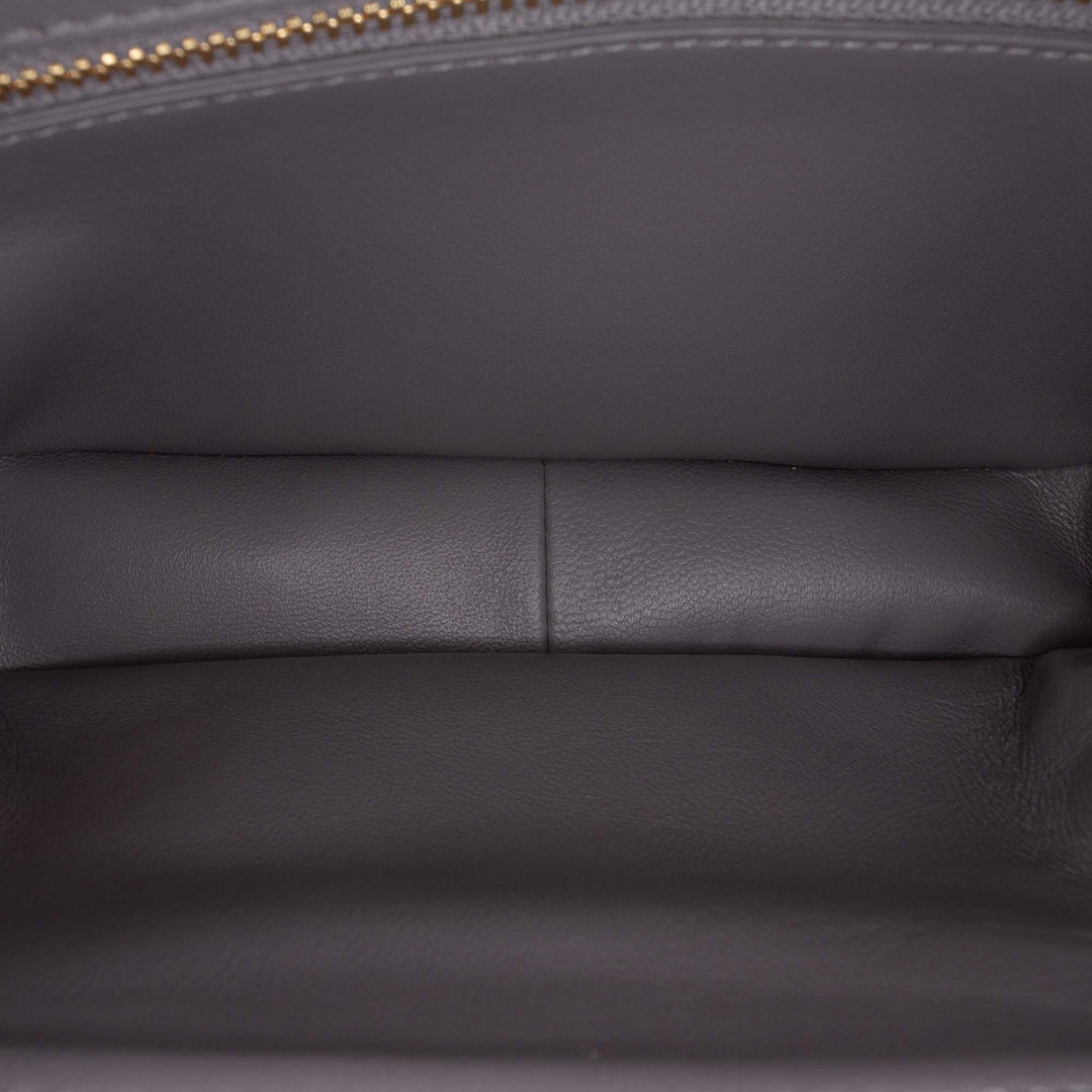Celine Teen brillant Cuir de veau Triomphe Sac porté croisé