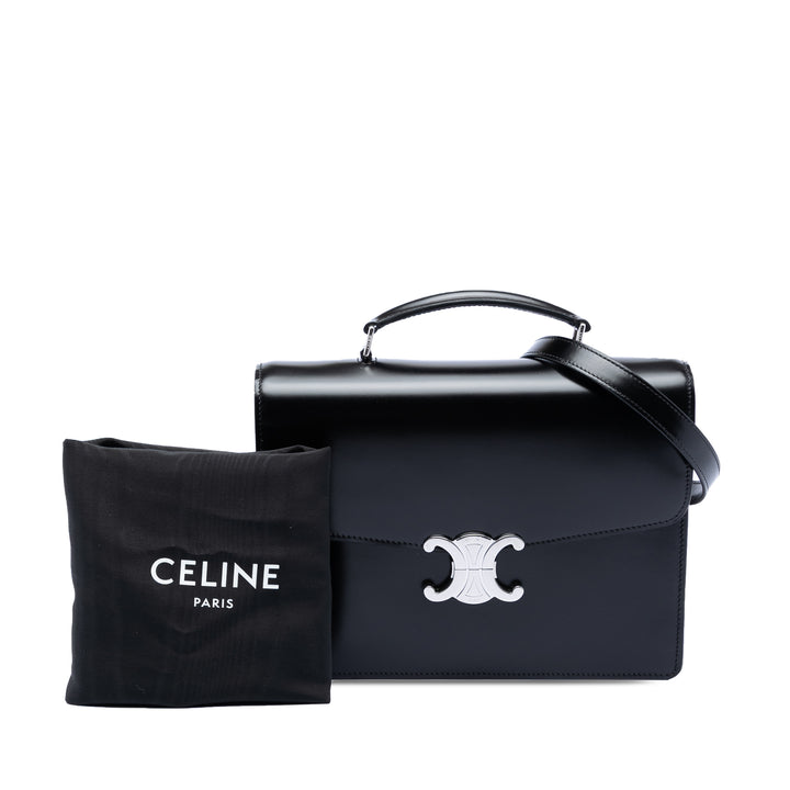 Celine Small brillant Cuir de veau Triomphe Cartable Sac
