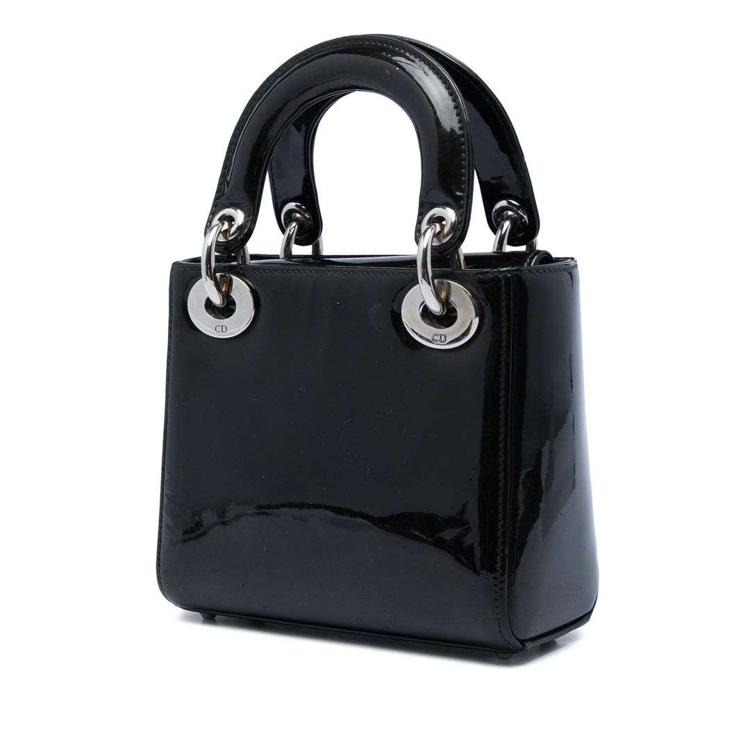 Dior Lady Dior Mini Noir – vue 2 – GABY PARIS