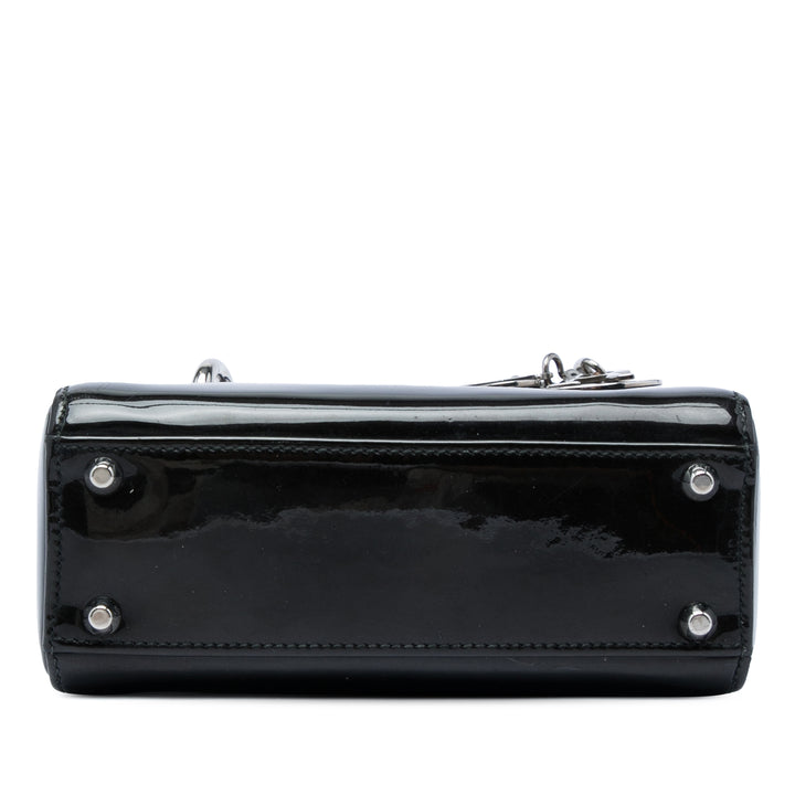 Dior Lady Dior Mini Noir – vue 3 – GABY PARIS