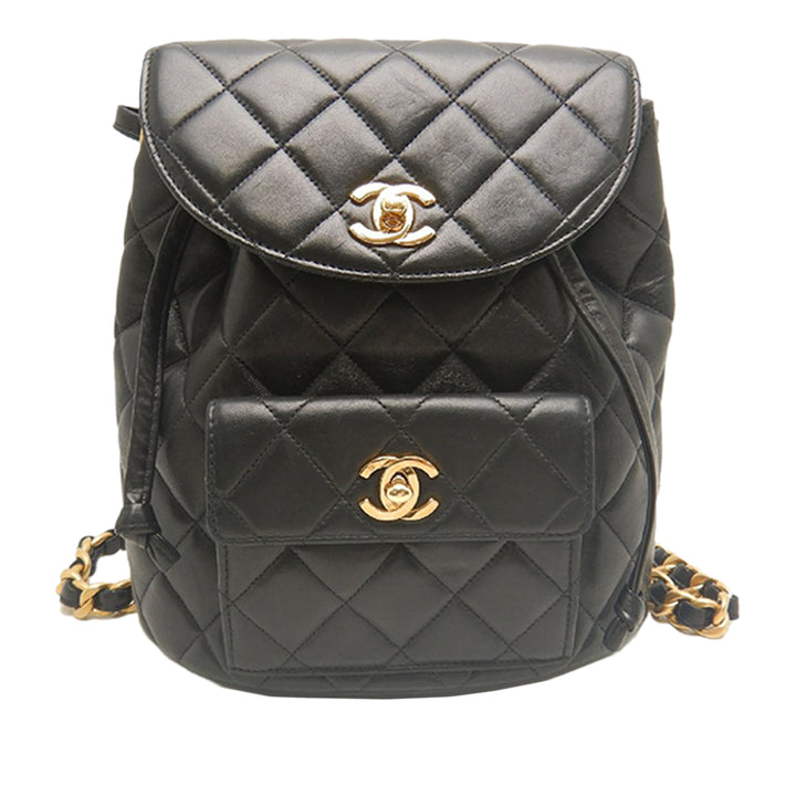 Chanel Medium Matelassé Cuir d’agneau Duma Sac à dos