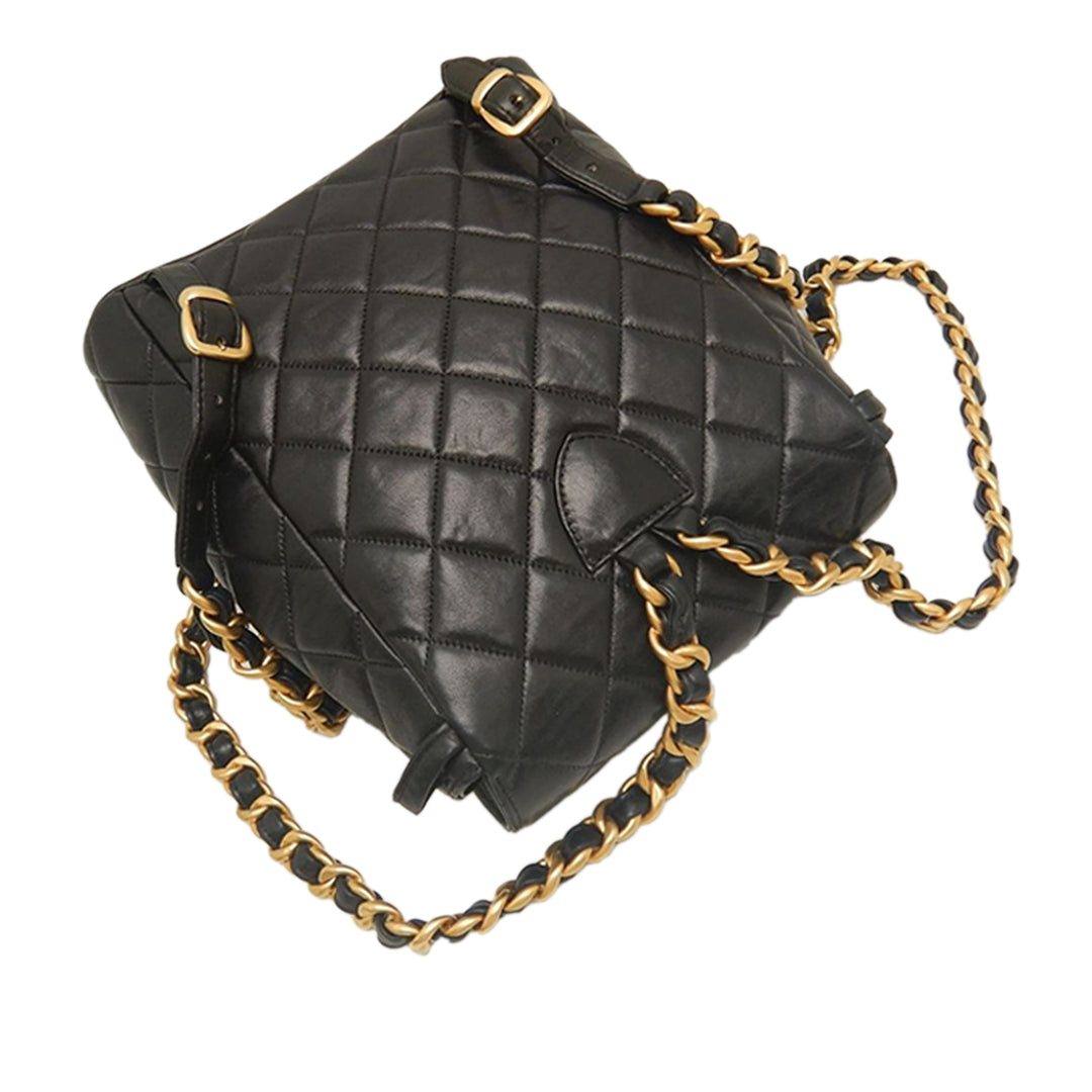Chanel Medium Matelassé Cuir d’agneau Duma Sac à dos