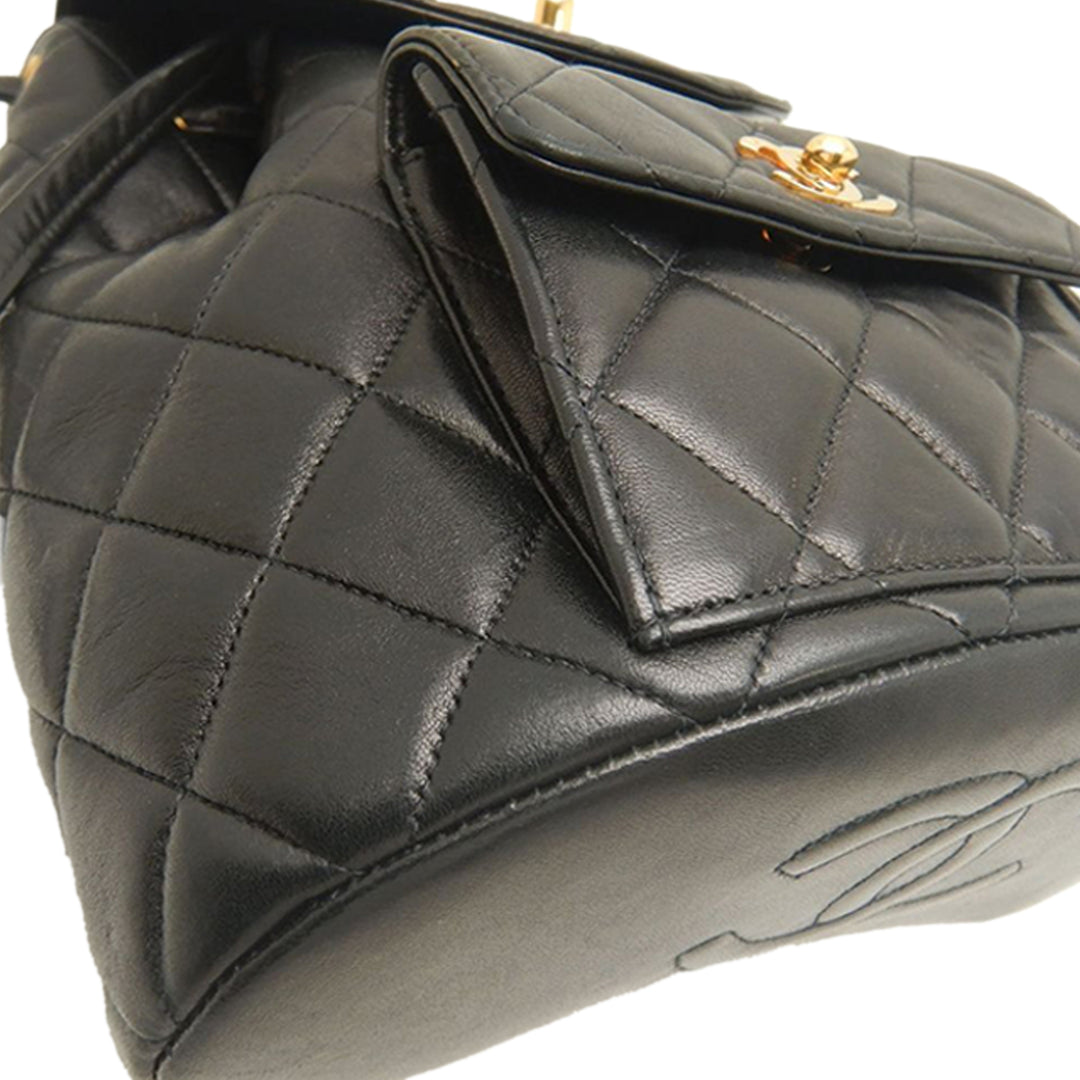 Chanel Medium Matelassé Cuir d’agneau Duma Sac à dos