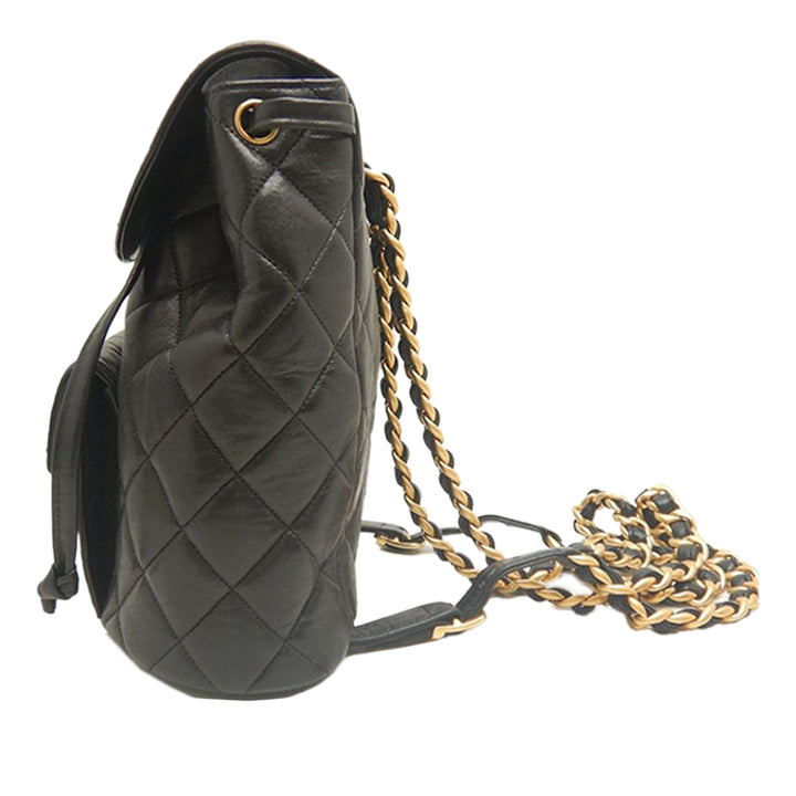 Chanel Medium Matelassé Cuir d’agneau Duma Sac à dos