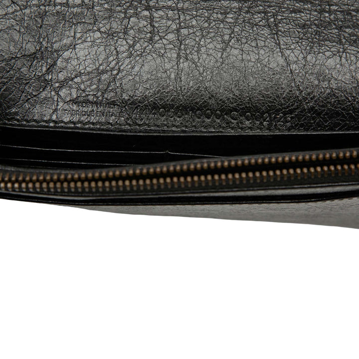 Balenciaga Cuir d’agneau Motocross Giant 12 Wallet on Chain