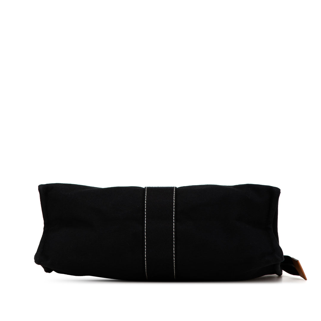 Toile Deauville Clutch Black - Gaby Paris