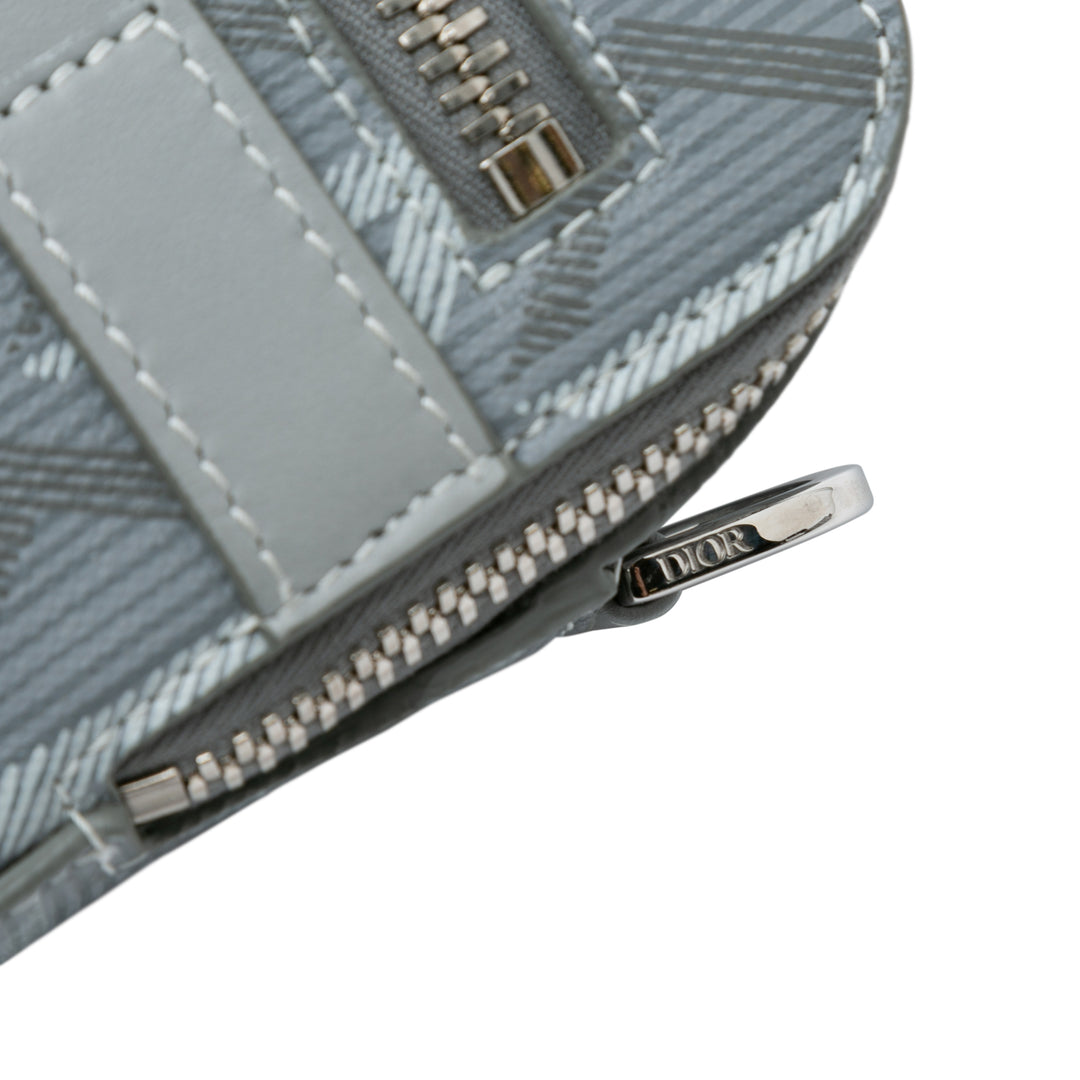 Dior CD Diamond Safari Bag with Strap Gray - GABY PARIS