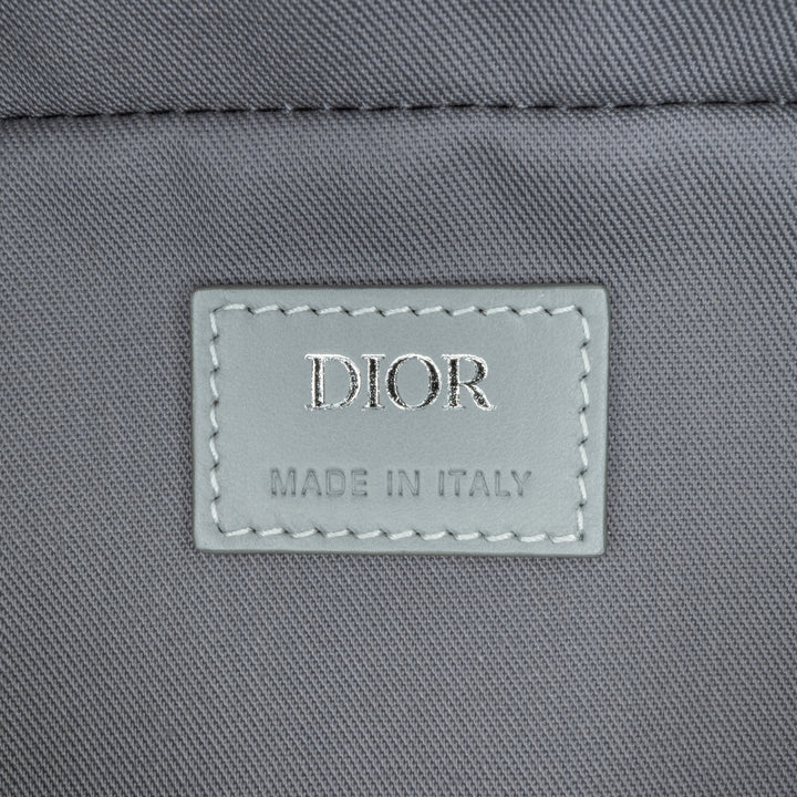 Dior CD Diamond Safari Bag with Strap Gray - GABY PARIS