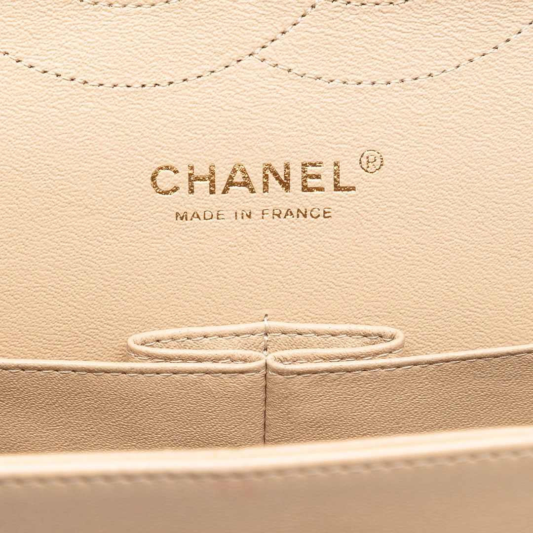 Chanel Jumbo Classic Cuir d’agneau Double rabat